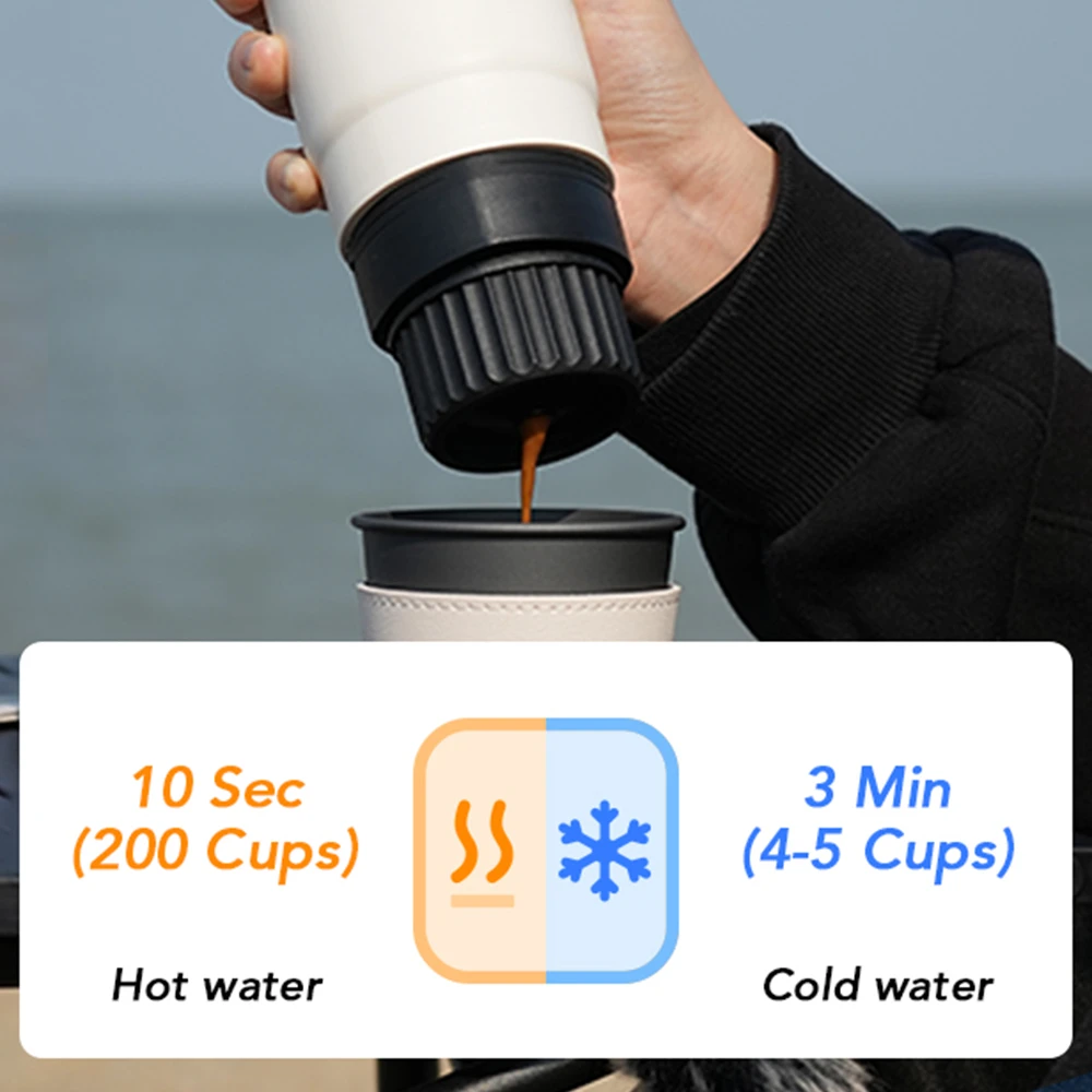 Portable Espresso Machine – Brown Standard Set